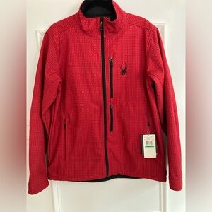 Spyder Red Hexagon Pattern Jacket
